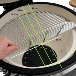 BBQ-Toro Kamado Grill Holzkohlegrill Ø 46 Cm "KURO" Mit Bambusablage, Thermometer, Rot -Tepro Verkäufe 2024 5a16e96983b1be9961f428e51ca309fa