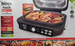 Ninja AG651EU Foodi MAX PRO Grill & Heißluftfritteuse, 7 Zubereitungsfunktionen, 2 Grillplatten, 3,8 L - Silber/Schwarz 23 Ninja AG651EU Foodi MAX PRO Grill & Heißluftfritteuse, 7 Zubereitungsfunktionen, 2 Grillplatten, 3,8 L - Silber/Schwarz -Tepro Verkäufe 2024 5b1ee2ec4a8c6565d971896a9b9358e1