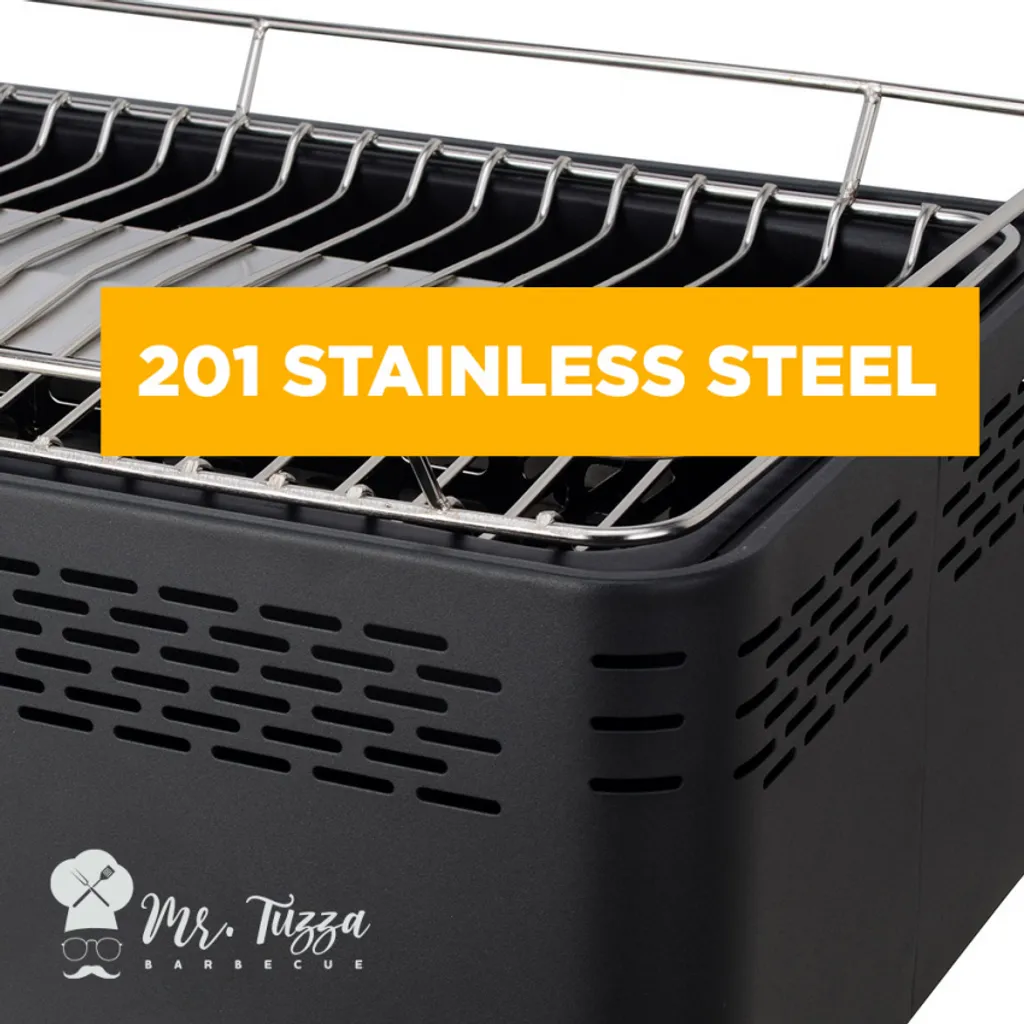 Rauchfreier Holzkohlegrill Tischgrill Mit Ventilator MerapiFarbe: Schwarz 8 Rauchfreier Holzkohlegrill Tischgrill Mit Ventilator MerapiFarbe: Schwarz – Bild 6