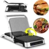 ZEEGMA Elektrischer Kontaktgrill Und Sandwichtoaster 2100W | Herausnehmbare Heizplatten, 2in1, 180 ° Klappbar, ILAG-Antihaftbeschichtung, Tropfschale, Akustische Benachrichtigungen, Timer, Die Möglichkeit Vom Waschen In Der Spülmaschine 2 ZEEGMA Elektrischer Kontaktgrill Und Sandwichtoaster 2100W | Herausnehmbare Heizplatten, 2in1, 180 ° Klappbar, ILAG-Antihaftbeschichtung, Tropfschale, Akustische Benachrichtigungen, Timer, Die Möglichkeit Vom Waschen In Der Spülmaschine -Tepro Verkäufe 2024 5c6ef936380d9f1eee215bd7e7a15057