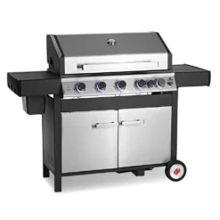 LANDMANN Gasgrill 5.1 MaxX Gartengrill BBQ Gasgrillwagen Gasbrenner Edelstahl