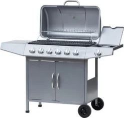 El Fuego Gasgrill / Grillwagen Dayton 6+1 Silber Grillfläche 69x35cm 16 El Fuego Gasgrill / Grillwagen Dayton 6+1 Silber Grillfläche 69x35cm -Tepro Verkäufe 2024 5ec4b85c01a0ffd15238ea42fb218b95