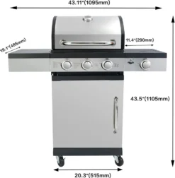 El Fuego® Gasgrill "San Antonio 3+1" 17 El Fuego® Gasgrill "San Antonio 3+1" -Tepro Verkäufe 2024 5ec5e43b5922ff76e5f2109ced7e4d8d