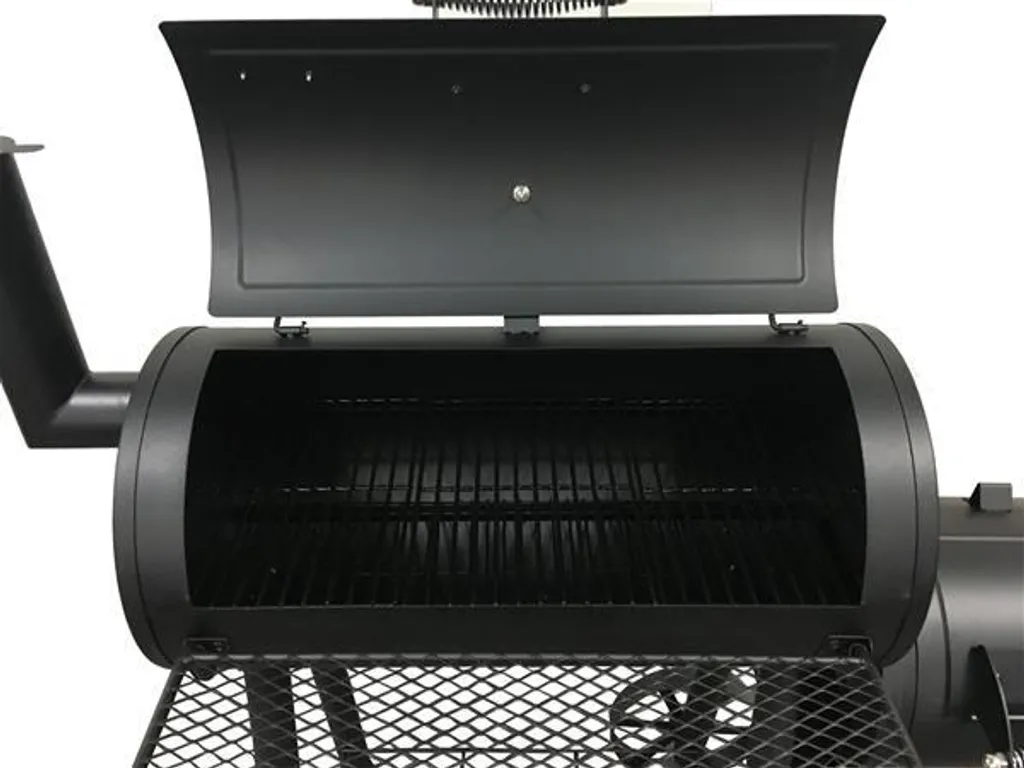 EL FUEGO Smoker Holzkohlegrill EDMONTON Grill Grillwagen Räuchern Fahrbar NEU 5 EL FUEGO Smoker Holzkohlegrill EDMONTON Grill Grillwagen Räuchern Fahrbar NEU – Bild 3