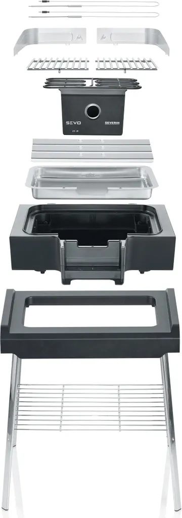 Severin PG 8119 SEVO GS Schwarz Elektrogrill 7 Severin PG 8119 SEVO GS Schwarz Elektrogrill – Bild 5