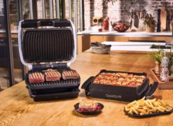 Tefal OptiGrill, Snacking & Baking Kontaktgrill, Schwarz, GC 7148 19 Tefal OptiGrill, Snacking & Baking Kontaktgrill, Schwarz, GC 7148 -Tepro Verkäufe 2024 5f4a576d9c6e0bb8547724fa85a354b4