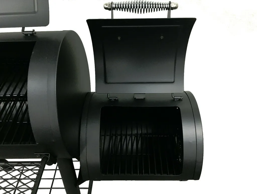 EL FUEGO Smoker Holzkohlegrill EDMONTON Grill Grillwagen Räuchern Fahrbar NEU 16 EL FUEGO Smoker Holzkohlegrill EDMONTON Grill Grillwagen Räuchern Fahrbar NEU – Bild 14