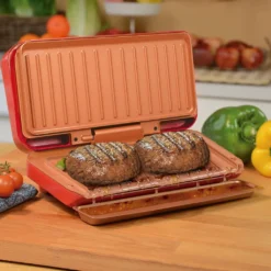 Starlyf® No Fat Grill - Kompaktgrill Mini Grill Für Die Küche, Low Fat, Kein Fett Oder Öl, Ohne Fett Oder Öl, Gesund Grillen, Kontaktgrill, Elektrogrill, - 1000W, PFOA-FREI, Aus Der TV Werbung 21 Starlyf® No Fat Grill - Kompaktgrill Mini Grill Für Die Küche, Low Fat, Kein Fett Oder Öl, Ohne Fett Oder Öl, Gesund Grillen, Kontaktgrill, Elektrogrill, - 1000W, PFOA-FREI, Aus Der TV Werbung -Tepro Verkäufe 2024 604ced309476539f07d7dcb5a0dc25aa