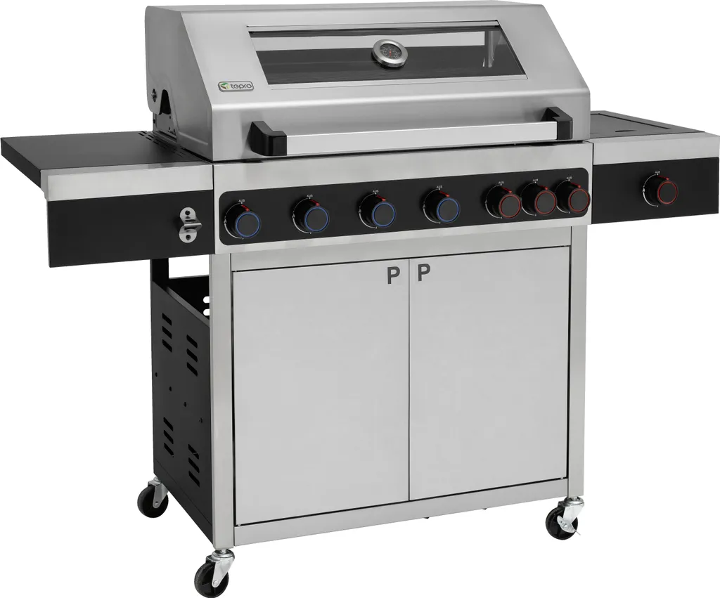 Tepro Edelstahl Gasgrill Keansburg 6 Special Edition, 6-Brenner Inkl. Powerzone Plus Infrarot-Backburner Plus Infrarotseitenbrenner 4 Tepro Edelstahl Gasgrill Keansburg 6 Special Edition, 6-Brenner Inkl. Powerzone Plus Infrarot-Backburner Plus Infrarotseitenbrenner – Bild 2