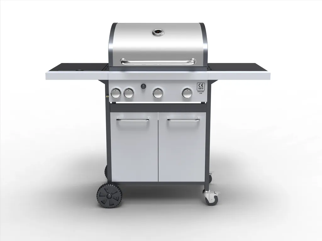 Tepro Gasgrill Rosedale, 3-Brenner Mit Seitenkocher, Max. 12,8 Kw, Grillfläche: 53 X 40 Cm 4 Tepro Gasgrill Rosedale, 3-Brenner Mit Seitenkocher, Max. 12,8 Kw, Grillfläche: 53 X 40 Cm – Bild 2