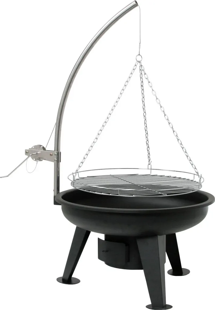 BBQ-Toro Schwenkgrill Mit Grillrost Ø 64 Cm | Holzkohlegrill, Feuerschale 3 BBQ-Toro Schwenkgrill Mit Grillrost Ø 64 Cm | Holzkohlegrill, Feuerschale