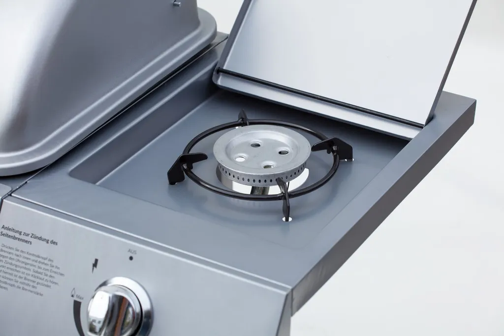 El Fuego Gasgrill / Grillwagen Dayton 6+1 Silber Grillfläche 69x35cm 14 El Fuego Gasgrill / Grillwagen Dayton 6+1 Silber Grillfläche 69x35cm – Bild 12