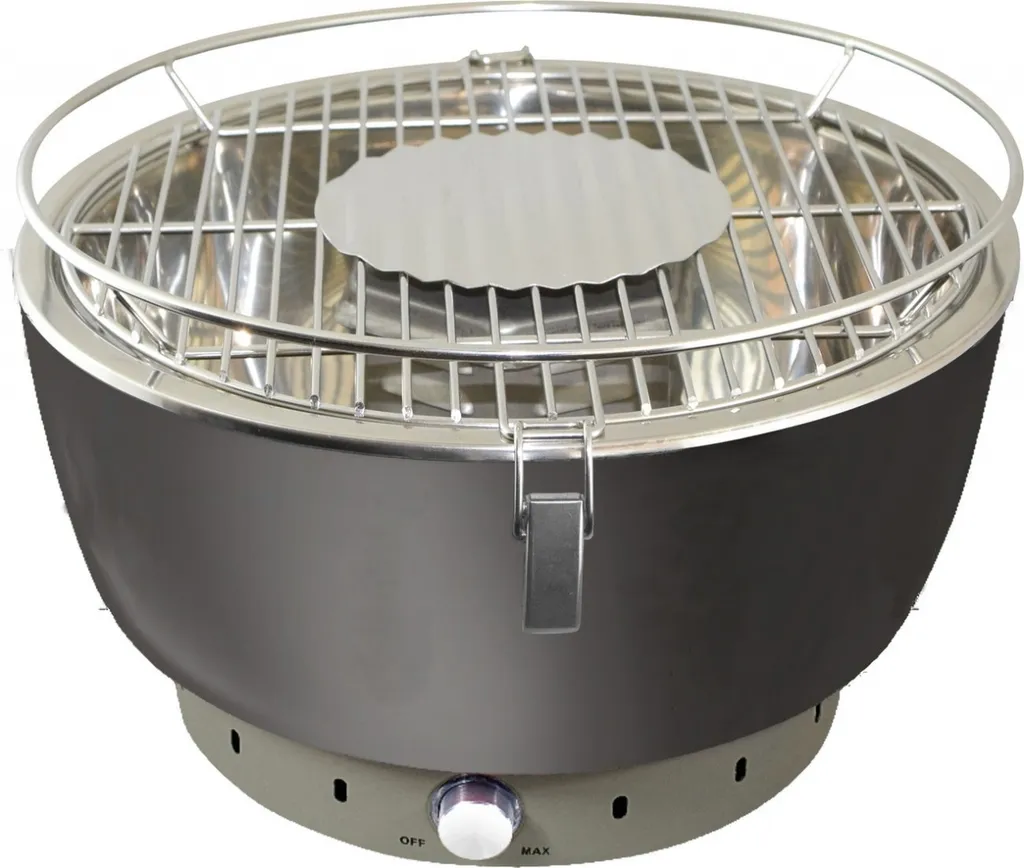 Rauchfreier Grill Airbroil Junior Activa Grillküche Ø 35cm Grau 4 Rauchfreier Grill Airbroil Junior Activa Grillküche Ø 35cm Grau – Bild 2