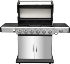 El Fuego Gasgrill / Grillwagen Deluxe 6+1 Brenner Grillfläche 80x41cm -Tepro Verkäufe 2024 636bd42f79debbc6698297930fcde721