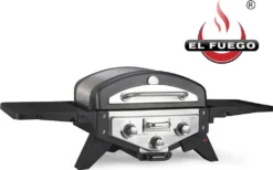 El Fuego Tischgasgrill Smoker "Medison" Silber Gasgrill/Grill/Steak/BBQ -Tepro Verkäufe 2024 663f0a9ac26a3d5cb1f3e4cb3d97c151