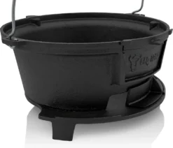 BBQ-Toro Gusseisen Grilltopf Mit Grillrost | 43 X 42 X 21,5 Cm | Hibachi Style -Tepro Verkäufe 2024 680524a0968fdd925c57365755fc3134