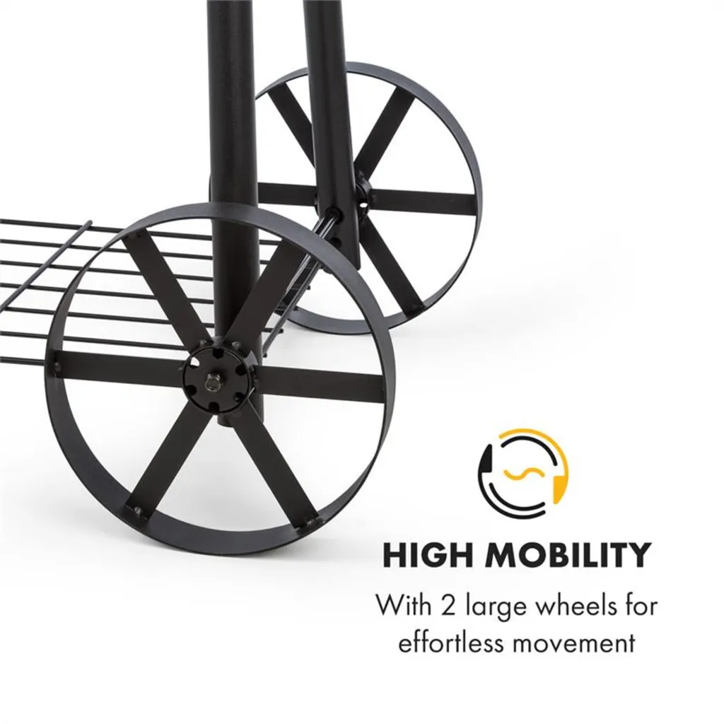 Beef Brisket Smoker Grill | Holzkohlegrill/Smoker | Rostfreie Grillroste Aus Edelstahl | Thermometer Im Deckel | 2 Große Räder 8 Beef Brisket Smoker Grill | Holzkohlegrill/Smoker | Rostfreie Grillroste Aus Edelstahl | Thermometer Im Deckel | 2 Große Räder – Bild 6