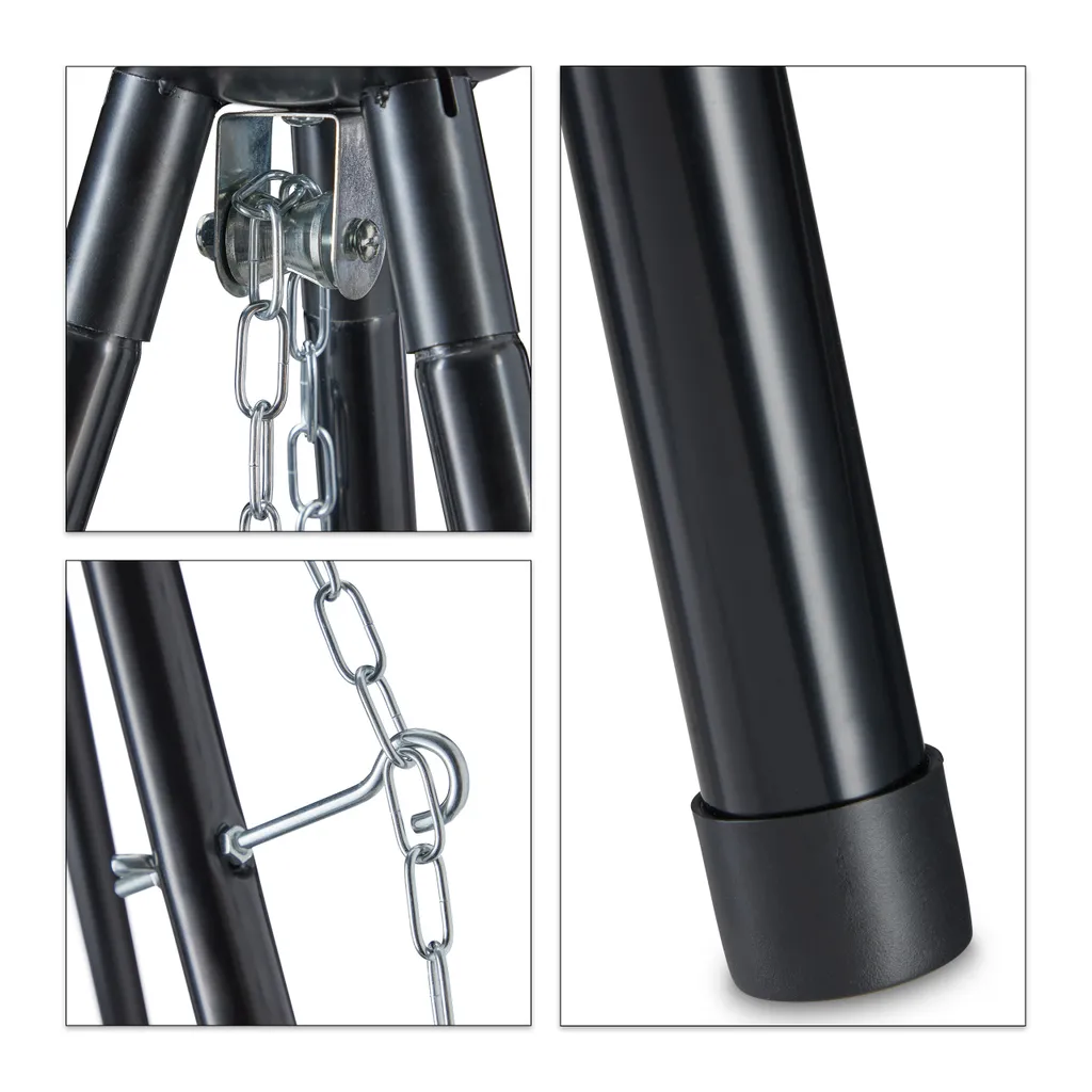 Relaxdays Schwenkgrill Mit Grillrost & Feuerschale 10 Relaxdays Schwenkgrill Mit Grillrost & Feuerschale – Bild 8