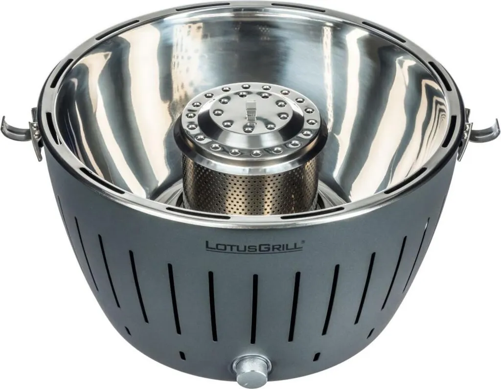 LotusGrill G-34 U Holzkohlegrill Anthrazit 13 LotusGrill G-34 U Holzkohlegrill Anthrazit – Bild 11