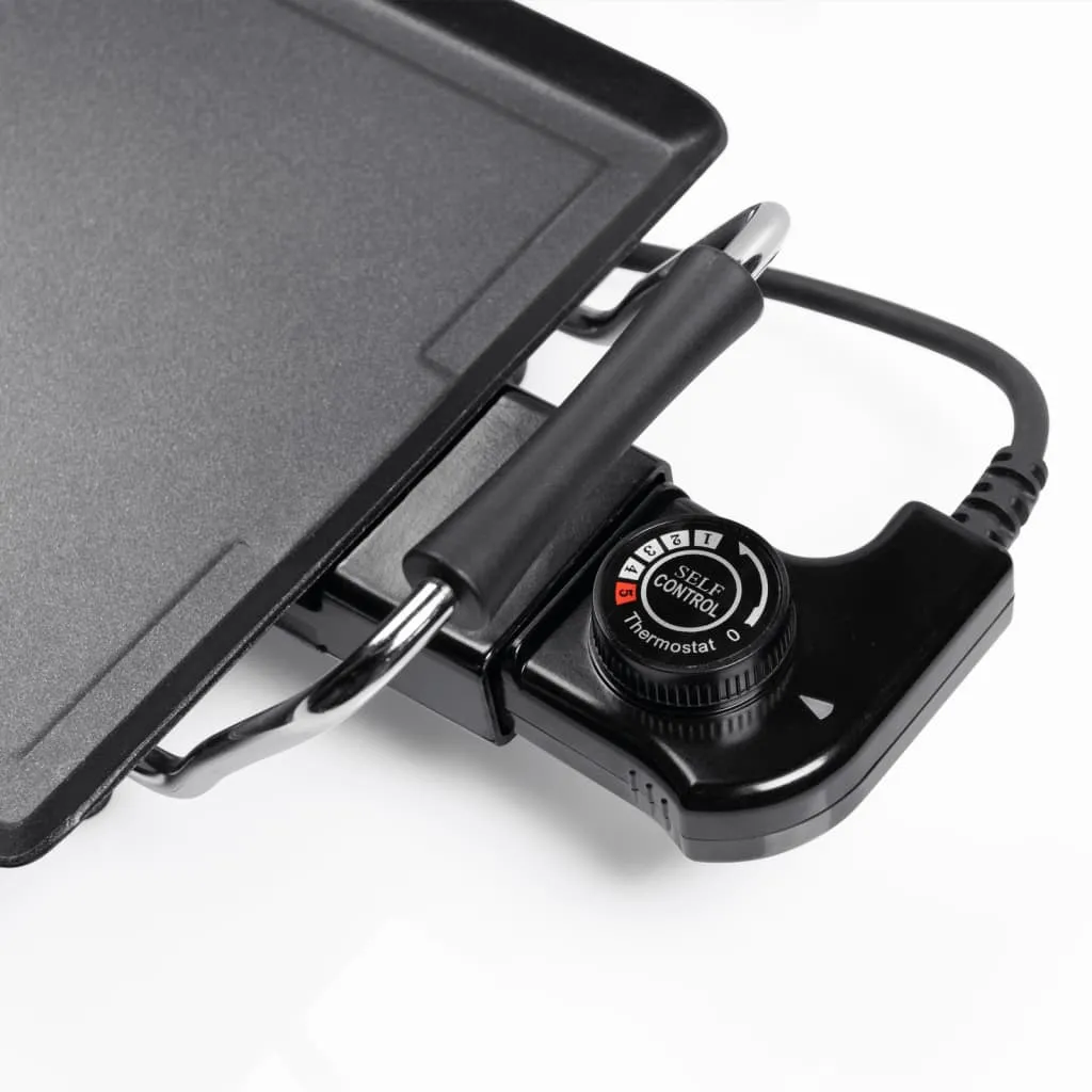 Bestron Elektrische XXXL Plancha-/Teppanyaki-Grillplatte Mit Antihaftbeschichtung, Grillspaß Für Bis Zu 10 Personen, Extra Lange Grillfläche, 2.000 Watt, Farbe; Schwarz 9 Bestron Elektrische XXXL Plancha-/Teppanyaki-Grillplatte Mit Antihaftbeschichtung, Grillspaß Für Bis Zu 10 Personen, Extra Lange Grillfläche, 2.000 Watt, Farbe; Schwarz – Bild 7