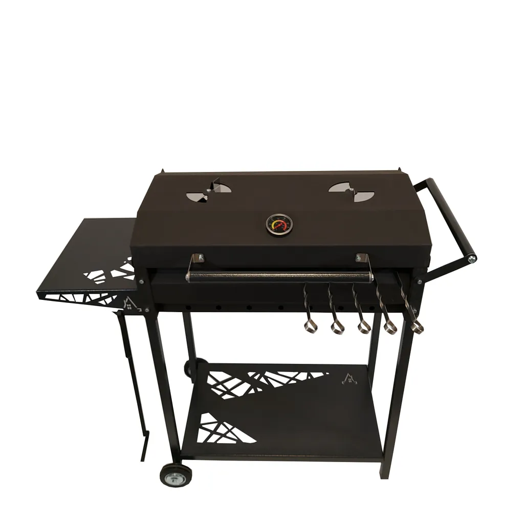 Mangal Köln Schaschlikgrill Grill Mit Deckel 2 Mm Thermometer Ablage Und Schüreisen 9 Mangal Köln Schaschlikgrill Grill Mit Deckel 2 Mm Thermometer Ablage Und Schüreisen – Bild 7