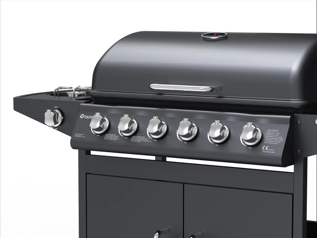 Tepro Gasgrill Tarboro 6+1, 6 Brenner Und Seitenbrenner 7 Tepro Gasgrill Tarboro 6+1, 6 Brenner Und Seitenbrenner – Bild 5