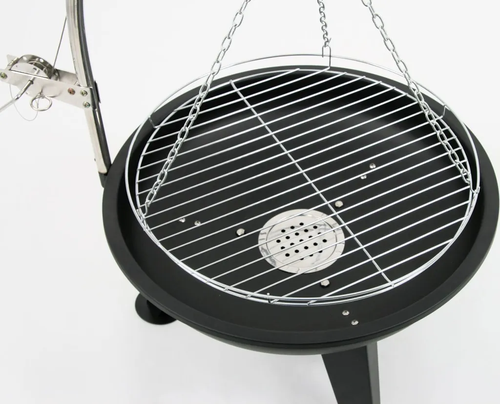 BBQ-Toro Schwenkgrill Mit Grillrost Ø 64 Cm | Holzkohlegrill, Feuerschale 4 BBQ-Toro Schwenkgrill Mit Grillrost Ø 64 Cm | Holzkohlegrill, Feuerschale – Bild 2