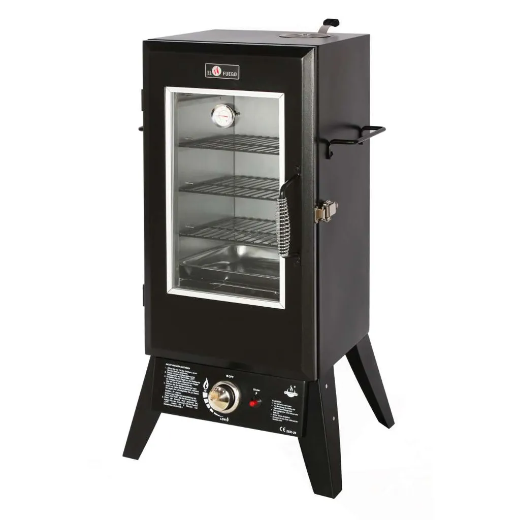 El Fuego Gas Smoker » Portland W « Window - AY3173 3 El Fuego Gas Smoker » Portland W « Window - AY3173