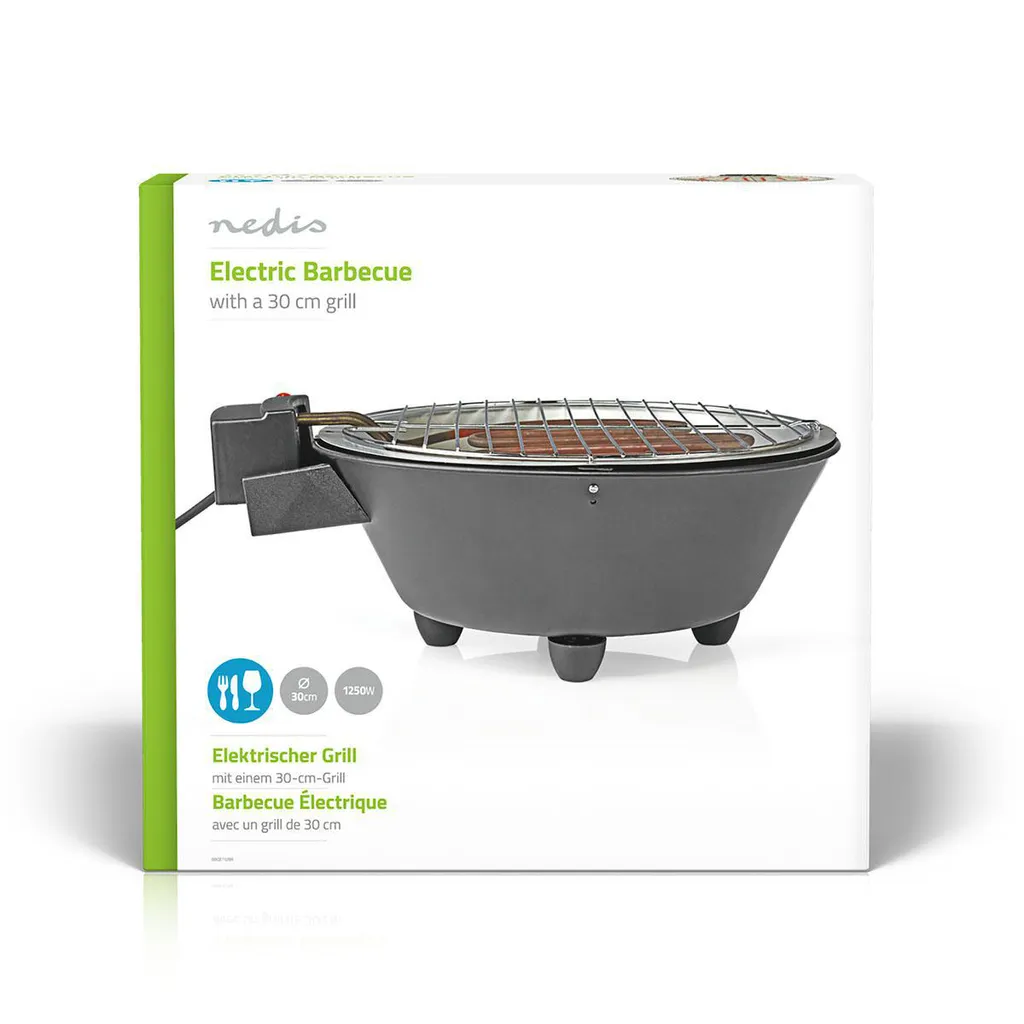 Elektrogrill Elektrischer Tischgrill Balkongrill BBQ Grill Gartengrill Rund 7 Elektrogrill Elektrischer Tischgrill Balkongrill BBQ Grill Gartengrill Rund – Bild 5