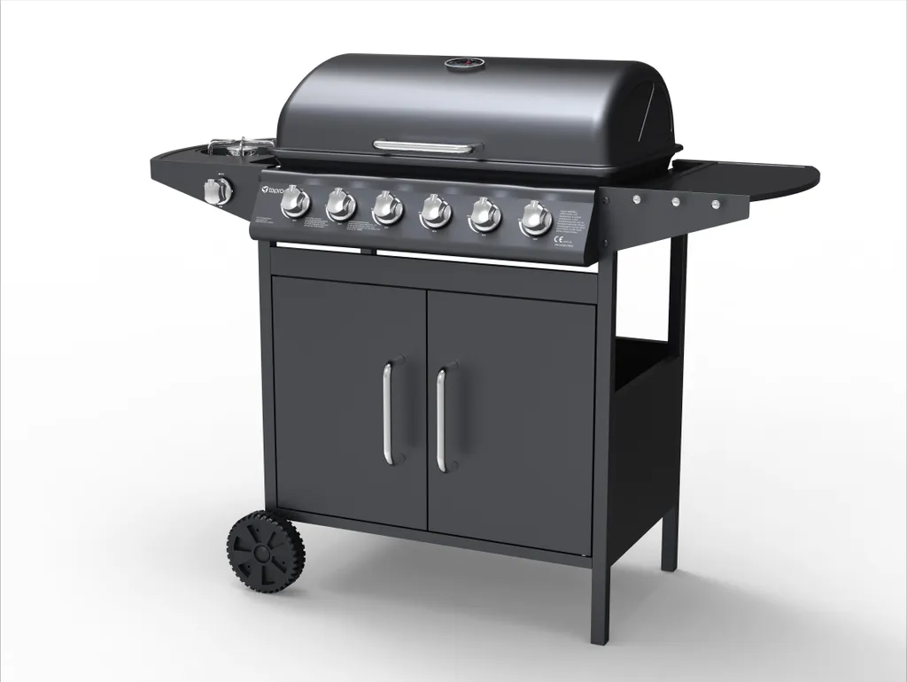 Tepro Gasgrill Tarboro 6+1, 6 Brenner Und Seitenbrenner 5 Tepro Gasgrill Tarboro 6+1, 6 Brenner Und Seitenbrenner – Bild 3