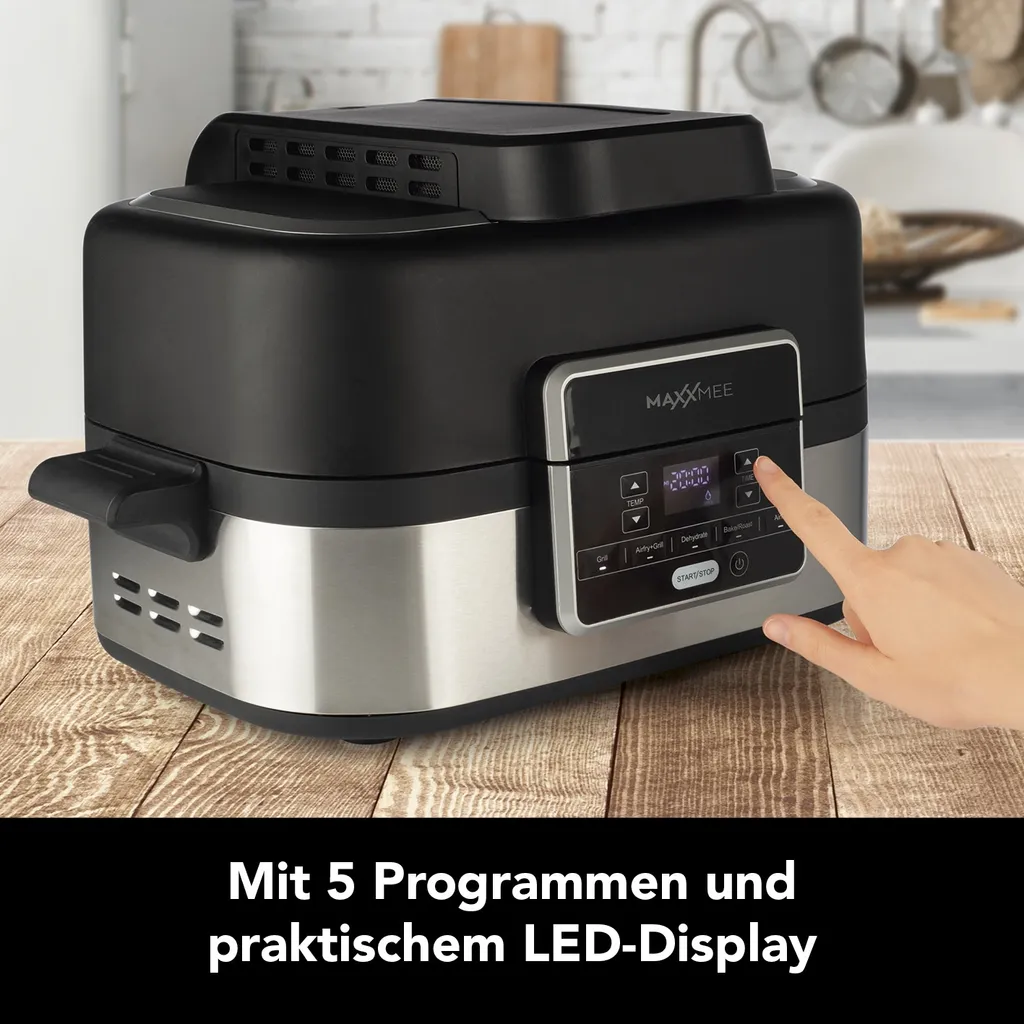 MAXXMEE Multi-Grill Mit Heißluft-Funktion 5 MAXXMEE Multi-Grill Mit Heißluft-Funktion – Bild 3
