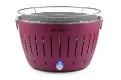 LotusGrill Starter-Set Classic 1x Grill Pflaumenlila Mit USB-Anschluß, 1x Buchenholzkohle 2,5 Kg, 1x Brennpaste 200ml, 1x Würstchenzange (Farbe Nach Vorrat), 1x Transport-Tragetasche - Der Raucharme Holzkohlegrill -Tepro Verkäufe 2024 749e81dc5d228f12f89118877241c3e7