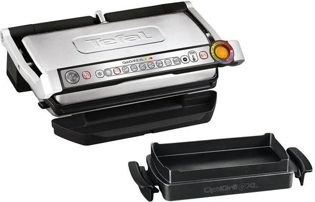 Tefal GC724D Optigrill Contactgrill 2000W Metallic XXL Mit Platte 8 Tefal GC724D Optigrill Contactgrill 2000W Metallic XXL Mit Platte – Bild 6