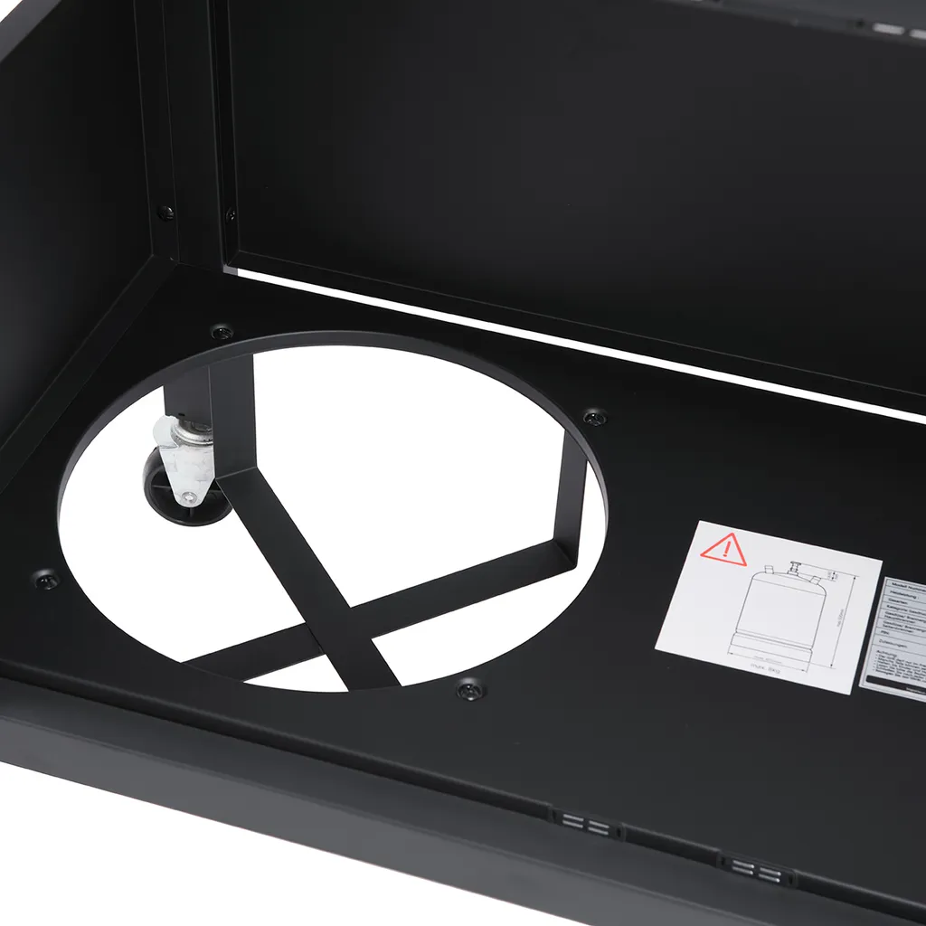 TAINO RED 4+1 Gasgrill Schwarz 4 Edelstahl Brenner Seitenkocher - Weiterentwicklung Des TAINO 4+1 PRO 9 TAINO RED 4+1 Gasgrill Schwarz 4 Edelstahl Brenner Seitenkocher - Weiterentwicklung Des TAINO 4+1 PRO – Bild 7