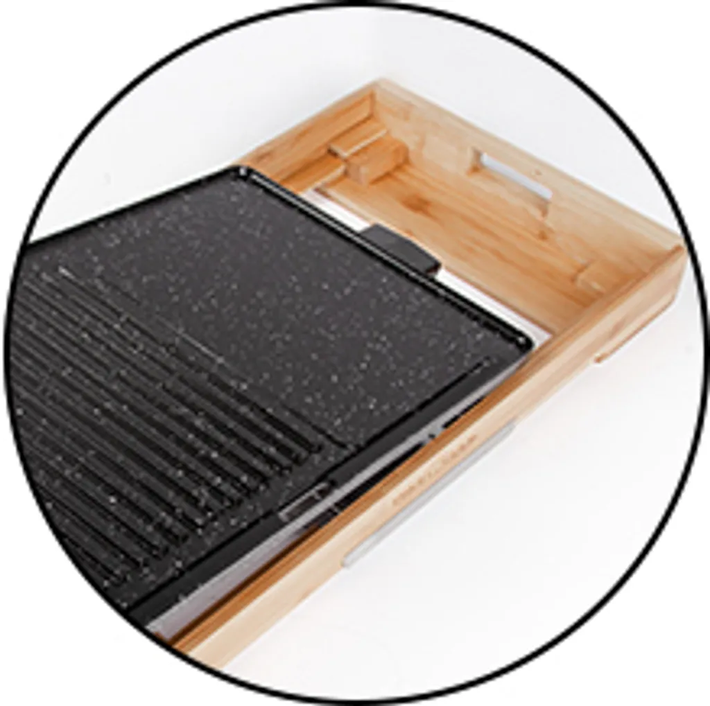 ProfiCook Teppanyaki-Grill PC-TYG 1143 Mit UmweltfreundlichemBambusrahmen 7 ProfiCook Teppanyaki-Grill PC-TYG 1143 Mit UmweltfreundlichemBambusrahmen – Bild 5