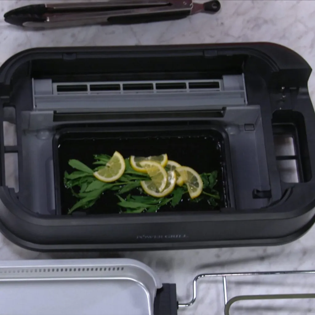 Power XL Smokeless Grill - Tisch-Griller Elektrisch - 1500 Watt - BBQ Elekktrogrill Mit Deckel - Anti-Haft-Beschichtung 6 Power XL Smokeless Grill - Tisch-Griller Elektrisch - 1500 Watt - BBQ Elekktrogrill Mit Deckel - Anti-Haft-Beschichtung – Bild 4