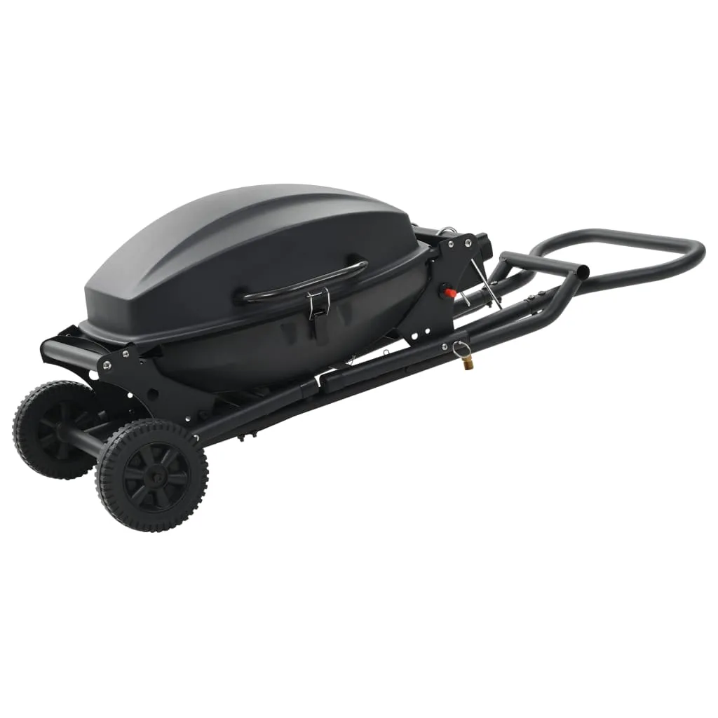 VidaXL Tragbarer Gasgrill Mit Brenner Schwarz 6 VidaXL Tragbarer Gasgrill Mit Brenner Schwarz – Bild 4