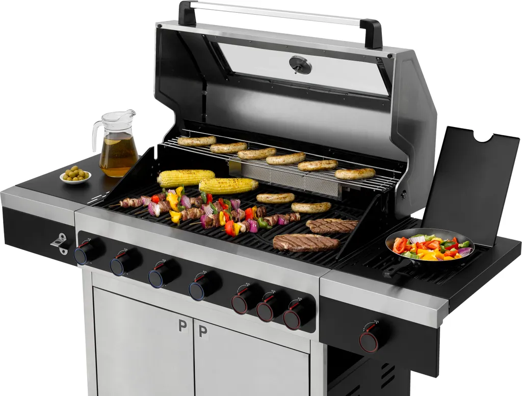 Tepro Edelstahl Gasgrill Keansburg 6 Special Edition, 6-Brenner Inkl. Powerzone Plus Infrarot-Backburner Plus Infrarotseitenbrenner 14 Tepro Edelstahl Gasgrill Keansburg 6 Special Edition, 6-Brenner Inkl. Powerzone Plus Infrarot-Backburner Plus Infrarotseitenbrenner – Bild 12