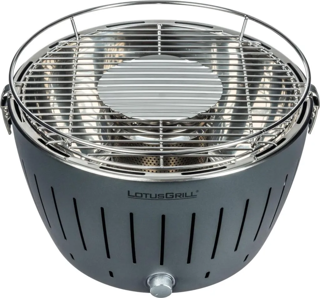 LotusGrill G-34 U Holzkohlegrill Anthrazit 11 LotusGrill G-34 U Holzkohlegrill Anthrazit – Bild 9