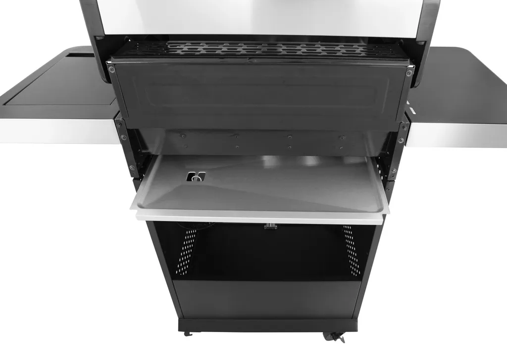 El Fuego Edelstahl Gasgrill Sunset Beach 4+1 Brenner, Grillrost U Grillplatte Gusseisern, Linkes Seitenteil Abklappbar 8 El Fuego Edelstahl Gasgrill Sunset Beach 4+1 Brenner, Grillrost U Grillplatte Gusseisern, Linkes Seitenteil Abklappbar – Bild 6