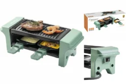 Bestron Raclette Für 1 Bis 2 Personen, Mini Tischgrill Mit Zwei Pfännchen Und Zwei Holzschabern, 350 Watt, Farbe: Grün/Schwarz 27 Bestron Raclette Für 1 Bis 2 Personen, Mini Tischgrill Mit Zwei Pfännchen Und Zwei Holzschabern, 350 Watt, Farbe: Grün/Schwarz -Tepro Verkäufe 2024 7d8baef483aa5466f2e3b9b7c3fc3bc7