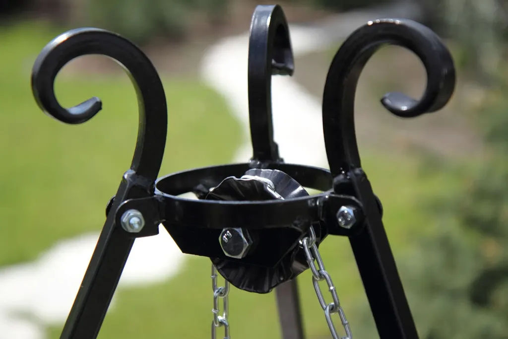 CookKing 22451 Schwenkgrill 200cm - Doppelrost Aus Rohstahl 80cm + 40cm 6 CookKing 22451 Schwenkgrill 200cm - Doppelrost Aus Rohstahl 80cm + 40cm – Bild 4