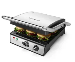 Aigostar Kontaktgrill, Sandwichmaker, 180° Aufklappbar Als Tischgrill, Panini Grill Mit Abnehmbaren Platten, Regelbarer Thermostat &Timer, Antihaftbeschichtet, 2000W 23 Aigostar Kontaktgrill, Sandwichmaker, 180° Aufklappbar Als Tischgrill, Panini Grill Mit Abnehmbaren Platten, Regelbarer Thermostat &Timer, Antihaftbeschichtet, 2000W -Tepro Verkäufe 2024 8120406ec371e0a50533564e13814206