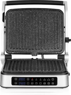 ZEEGMA Elektrischer Kontaktgrill Und Sandwichtoaster 2100W | Herausnehmbare Heizplatten, 2in1, 180 ° Klappbar, ILAG-Antihaftbeschichtung, Tropfschale, Akustische Benachrichtigungen, Timer, Die Möglichkeit Vom Waschen In Der Spülmaschine 25 ZEEGMA Elektrischer Kontaktgrill Und Sandwichtoaster 2100W | Herausnehmbare Heizplatten, 2in1, 180 ° Klappbar, ILAG-Antihaftbeschichtung, Tropfschale, Akustische Benachrichtigungen, Timer, Die Möglichkeit Vom Waschen In Der Spülmaschine -Tepro Verkäufe 2024 82a33fb67ef674187774f3b6bcf449ab