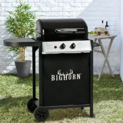 BIGHORN Gasgrill 2 Brenner Mit Seitenablage, Grillwagen Mit Räder, Warmhalte- Und Grillrost -Tepro Verkäufe 2024 82e9ea68ca8ad7ebe92931cfae51f37b