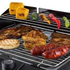 OneConcept Dr. Beef II Elektrogrill, Nutzbar Als Standgrill Oder Tischgrill, In - Und Outdoor Edition, Große Grillfläche, Bis 2000 W, Inkl. Standfuß, Thermostatstufenlos Regelbar, Schwarz -Tepro Verkäufe 2024 834e0cd1f4dbe4b155758442c2969628