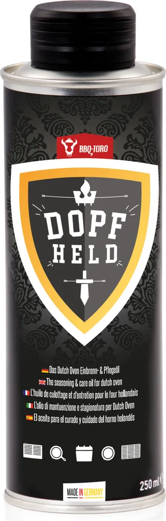 BBQ-Toro Dutch Oven Pflege Set | Mit DOPFWUNDER + DOPFHELD 5 BBQ-Toro Dutch Oven Pflege Set | Mit DOPFWUNDER + DOPFHELD – Bild 3