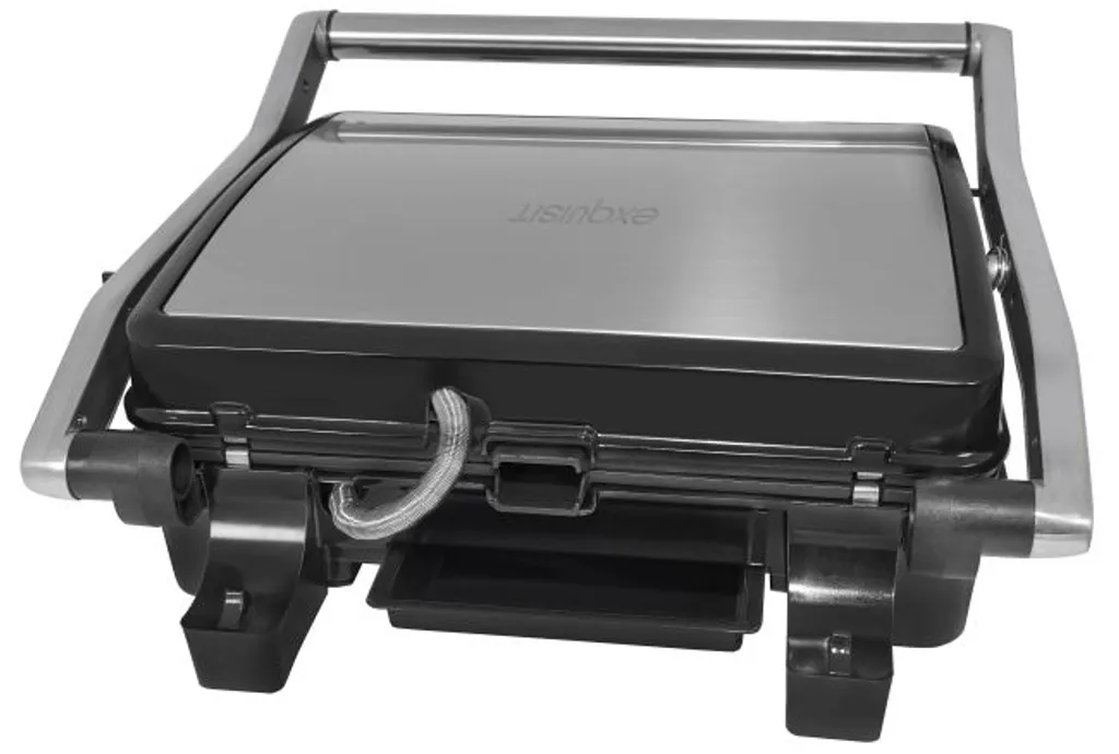 Exquisit Kontaktgrill KG 6102 Isw | Antihaftbeschichtete Grillplatten | Stufenlos Einstellbar | 2000 Watt | Edelstahl 8 Exquisit Kontaktgrill KG 6102 Isw | Antihaftbeschichtete Grillplatten | Stufenlos Einstellbar | 2000 Watt | Edelstahl – Bild 6
