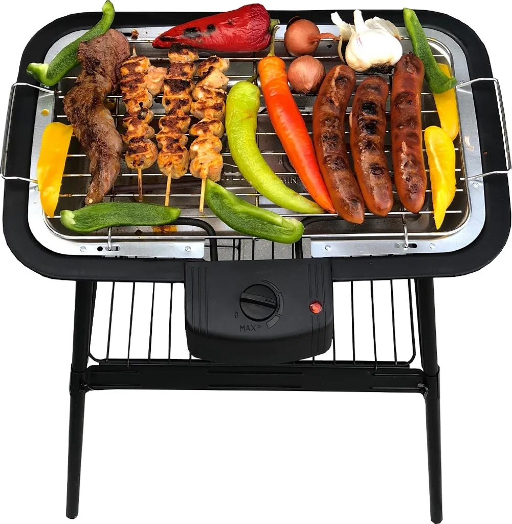 Adler 2in1 Standgrill BBQ Grill Partygrill Tischgrill Standtischgrill Elektro Grill 2000 Watt 13 Adler 2in1 Standgrill BBQ Grill Partygrill Tischgrill Standtischgrill Elektro Grill 2000 Watt – Bild 11