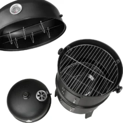 Tectake Holzkohlegrill Räuchertonne 3 In 1 - Schwarz -Tepro Verkäufe 2024 87a468e5251c6038140d18a5369a2c1f